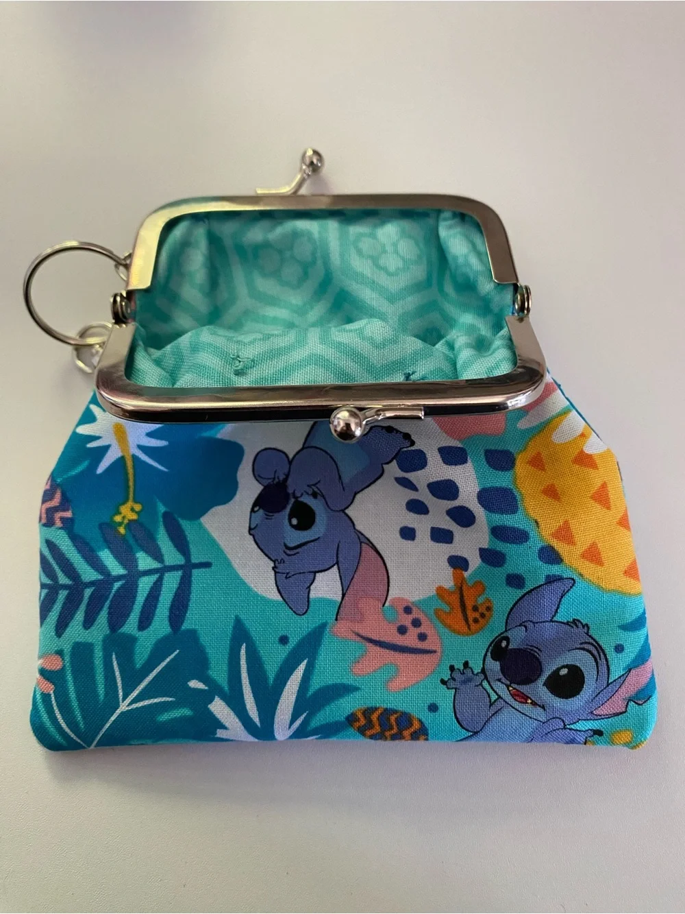 Disney’s Stitch Handmade Coin Purse with Keyring